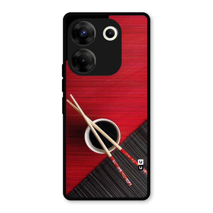 Chopstick Design Metal Back Case for Tecno Camon 20