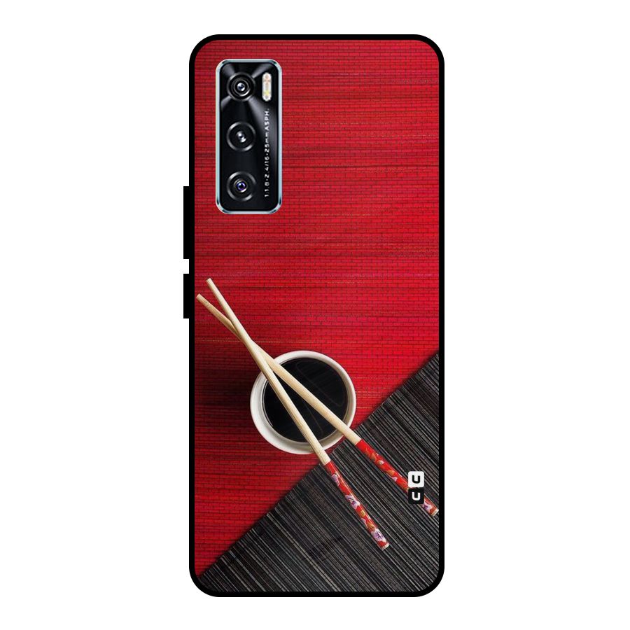 Chopstick Design Metal Back Case for Vivo V20 SE