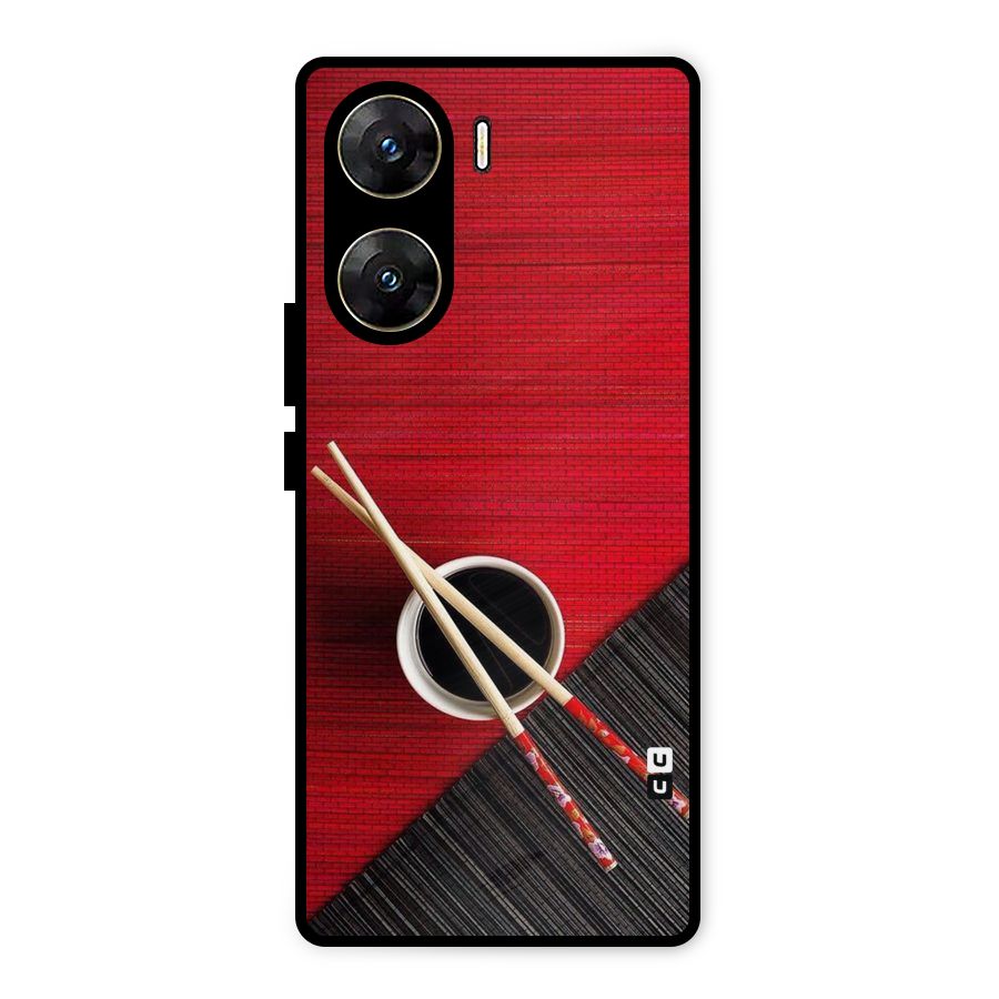 Chopstick Design Metal Back Case for Vivo V29e