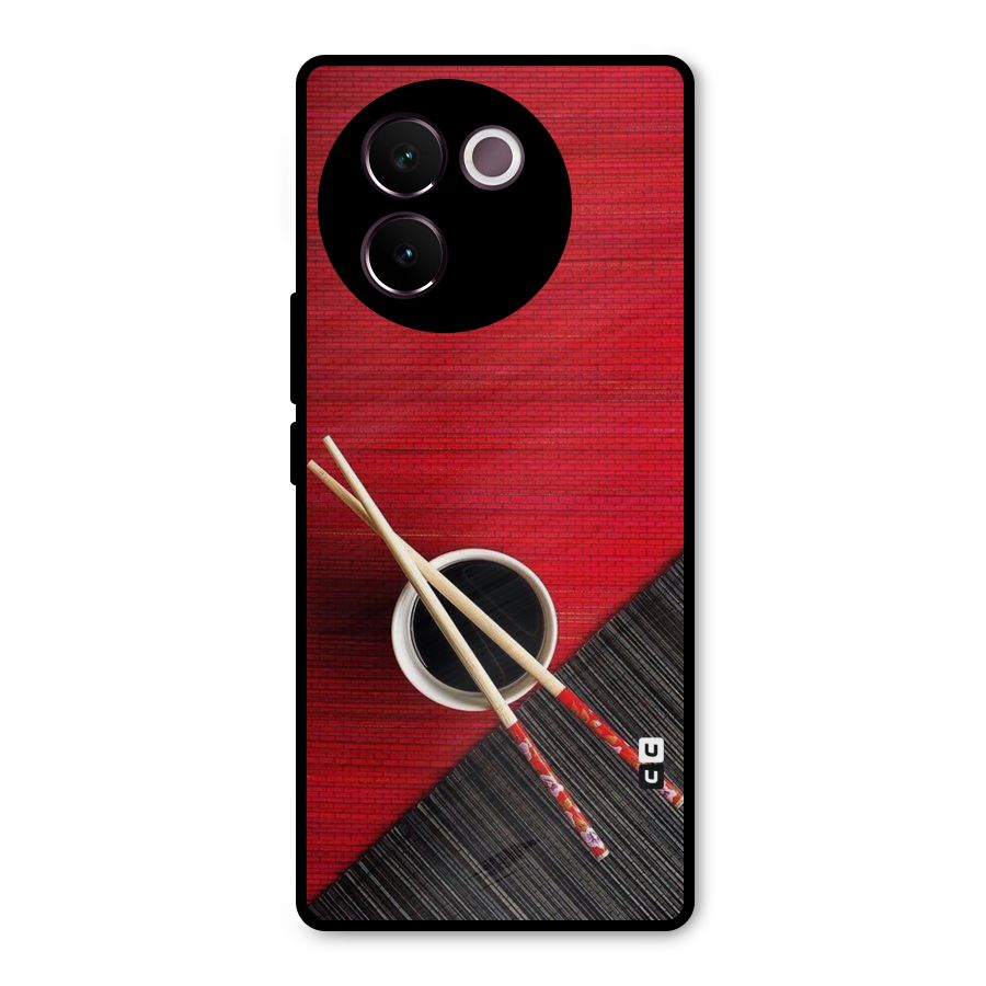 Chopstick Design Metal Back Case for Vivo V30e
