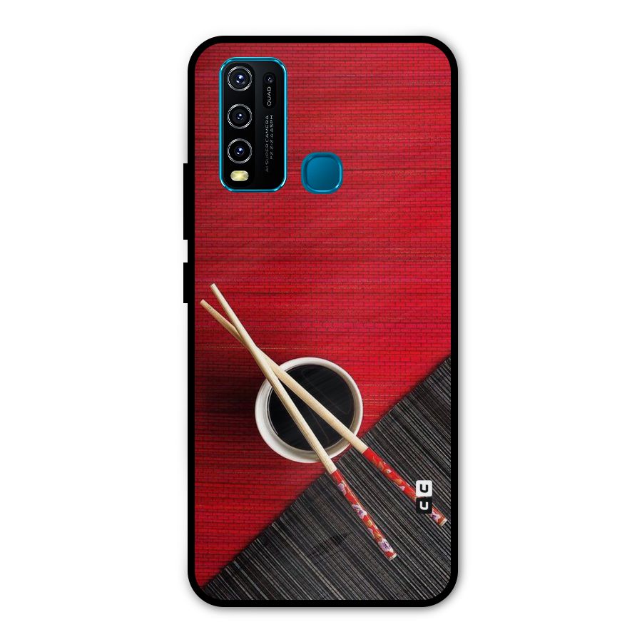Chopstick Design Metal Back Case for Vivo Y30