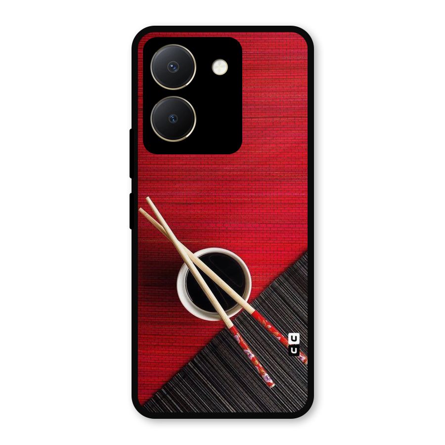 Chopstick Design Metal Back Case for Vivo Y36