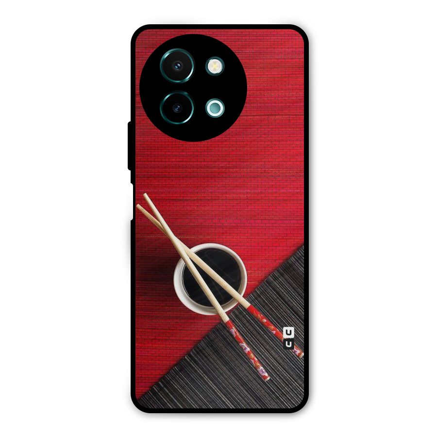 Chopstick Design Metal Back Case for Vivo Y58