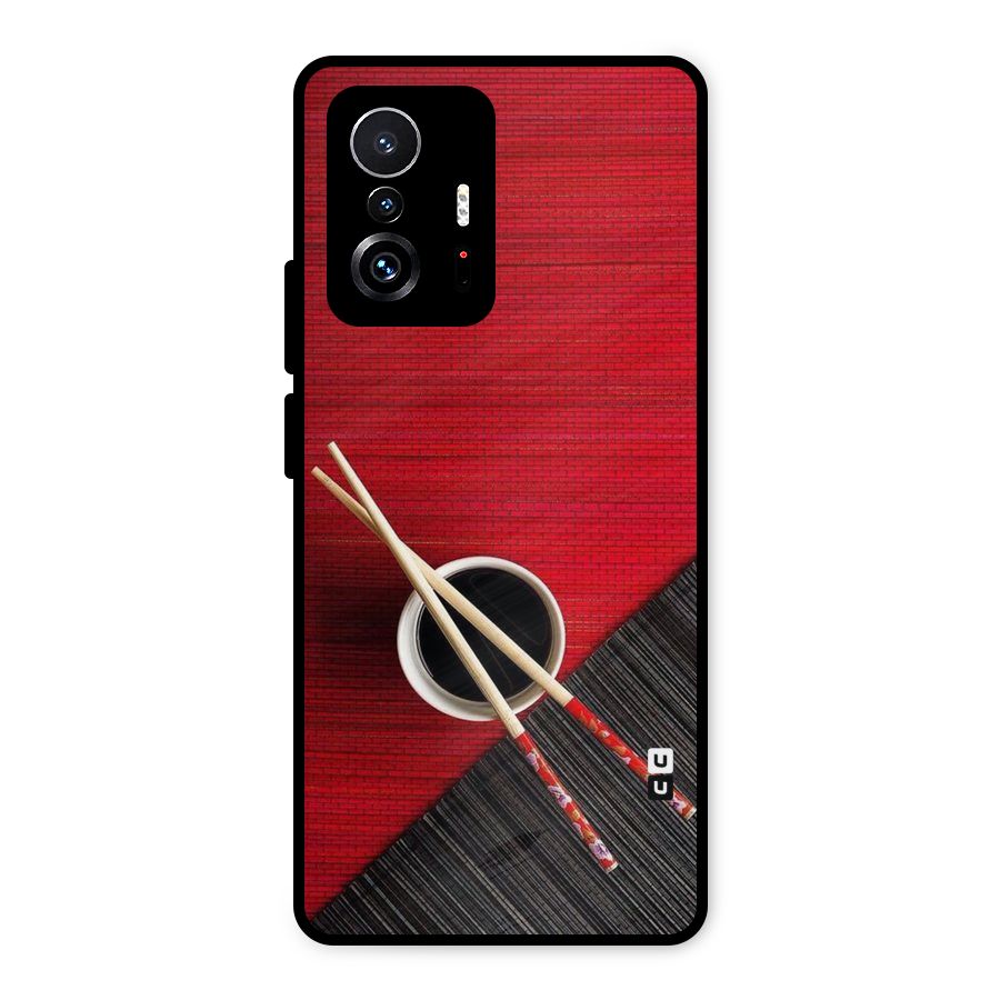 Chopstick Design Metal Back Case for Xiaomi 11T Pro