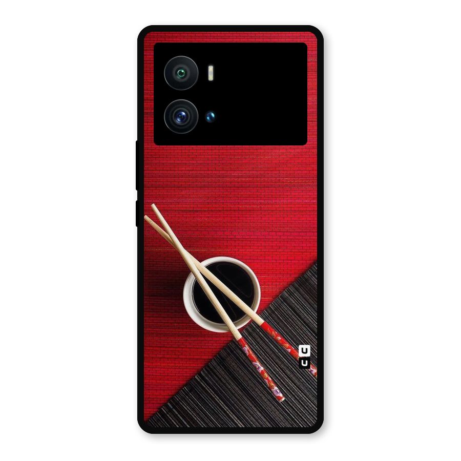 Chopstick Design Metal Back Case for iQOO 9 Pro