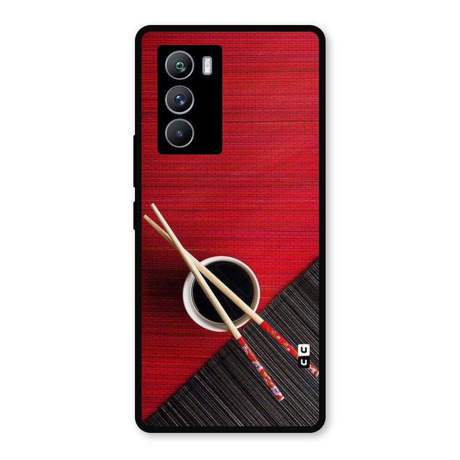 Chopstick Design Metal Back Case for iQOO 9 SE