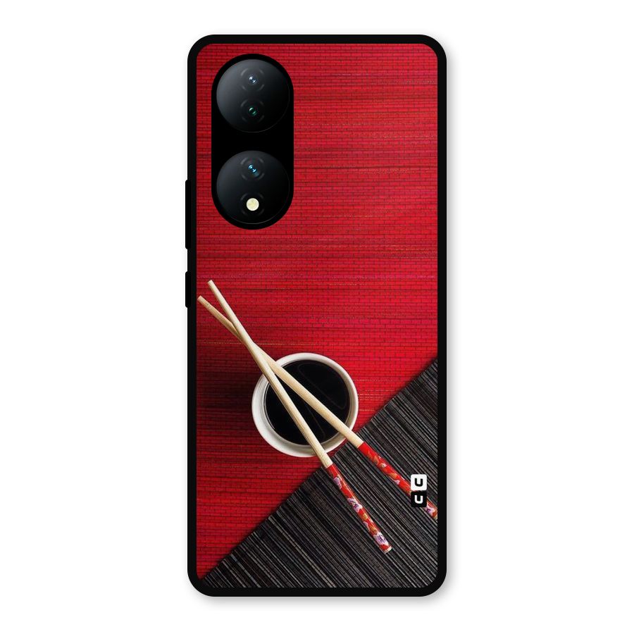 Chopstick Design Metal Back Case for iQOO Z7s