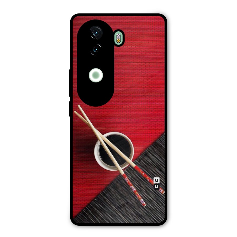 Chopstick Design Metal Back Case for iQOO Z9s