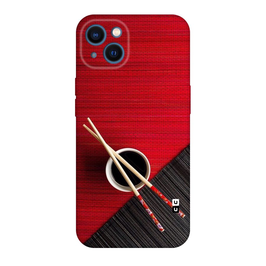 Chopstick Design Original Polycarbonate Back Case for iPhone 13