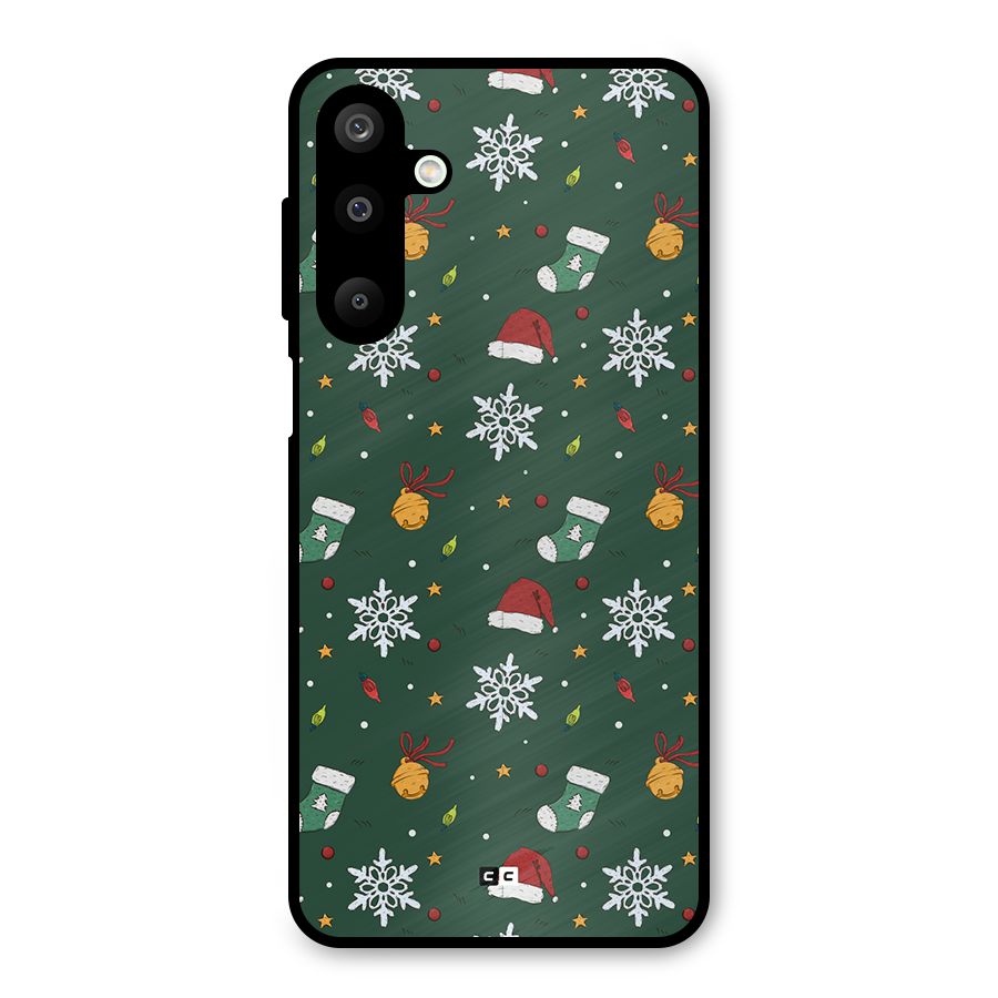 Christmas Call Metal Back Case for Galaxy M16