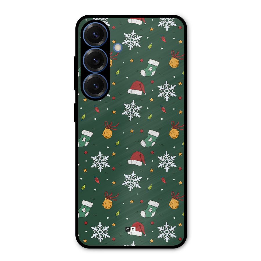 Christmas Call Metal Back Case for Galaxy S25