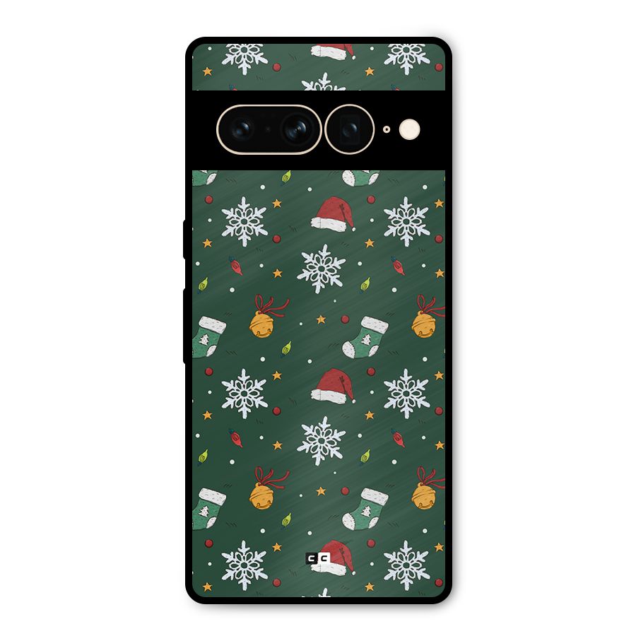 Christmas Call Metal Back Case for Google Pixel 7 Pro