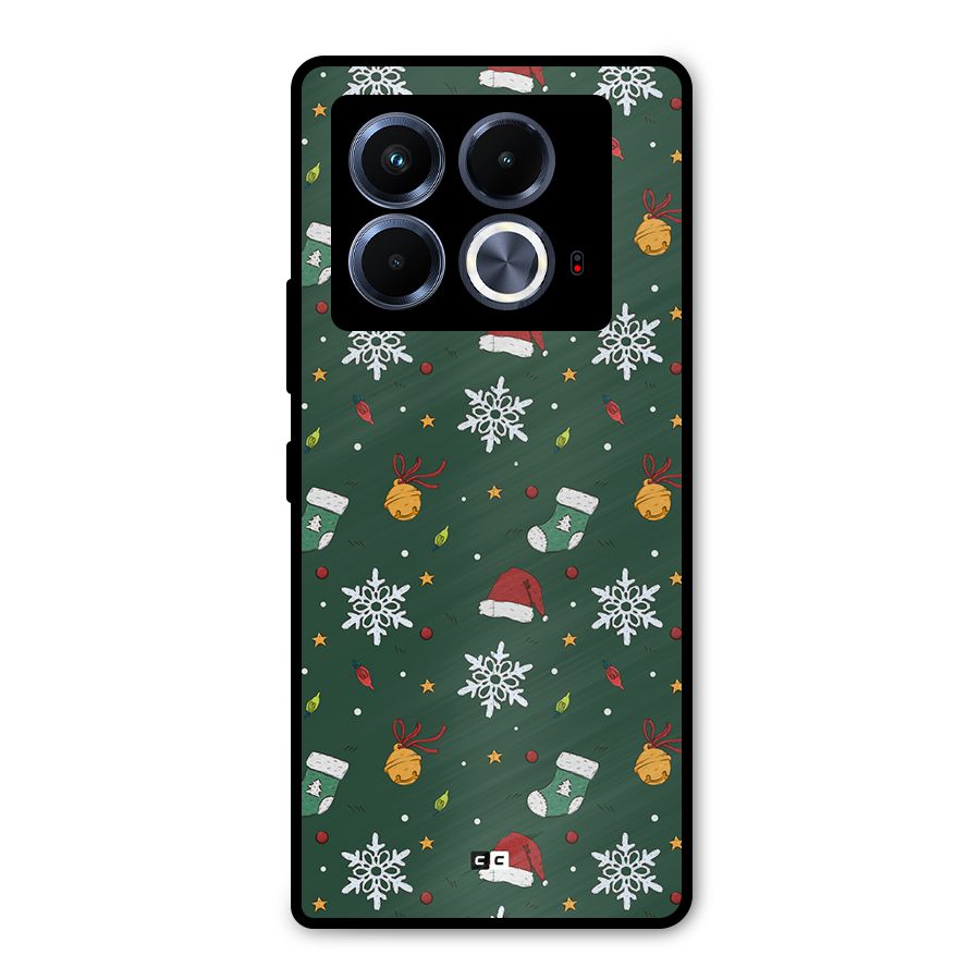 Christmas Call Metal Back Case for Infinix Note 40 5G