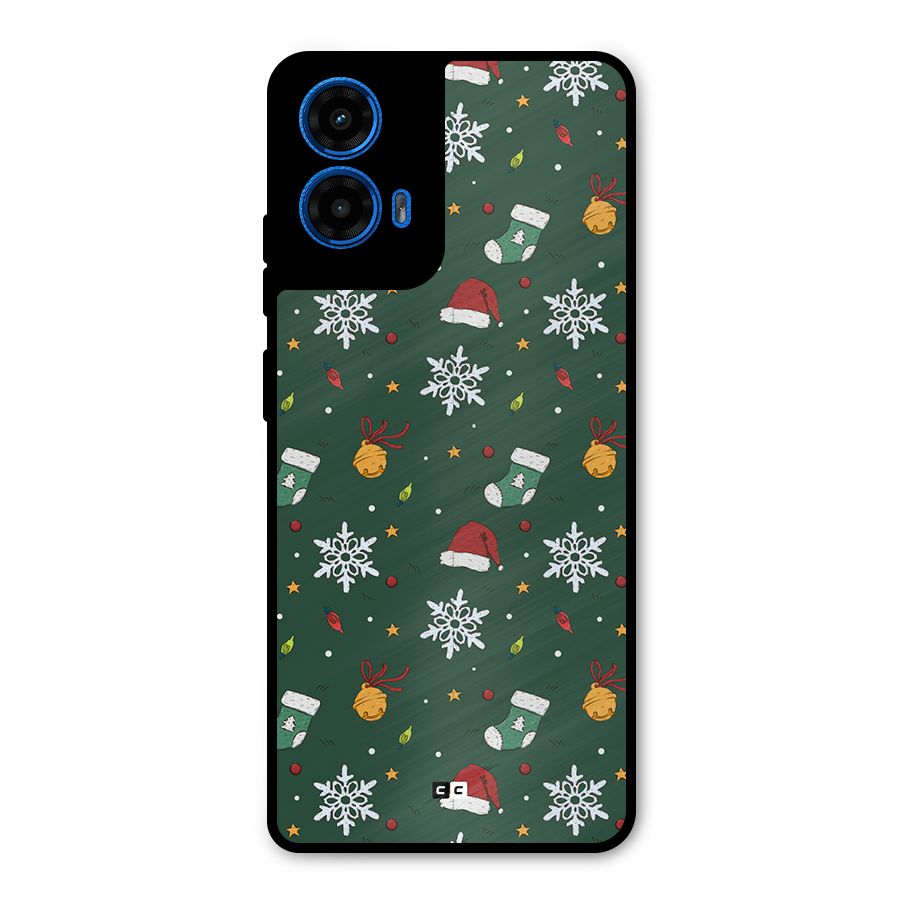 Christmas Call Metal Back Case for Moto G45
