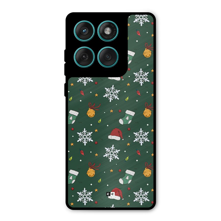 Christmas Call Metal Back Case for Motorola Edge 60 Fusion