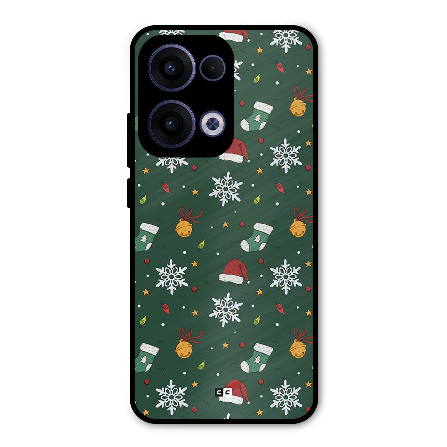 Christmas Call Metal Back Case for Oppo Reno13