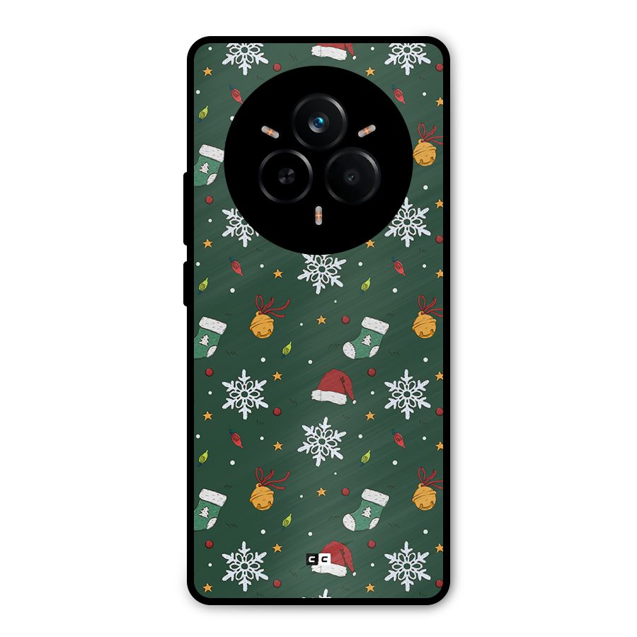 Christmas Call Metal Back Case for Realme 14 Pro Plus