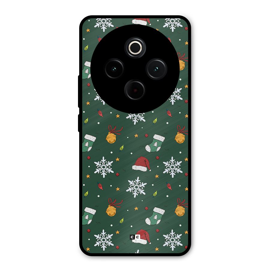 Christmas Call Metal Back Case for Vivo T4