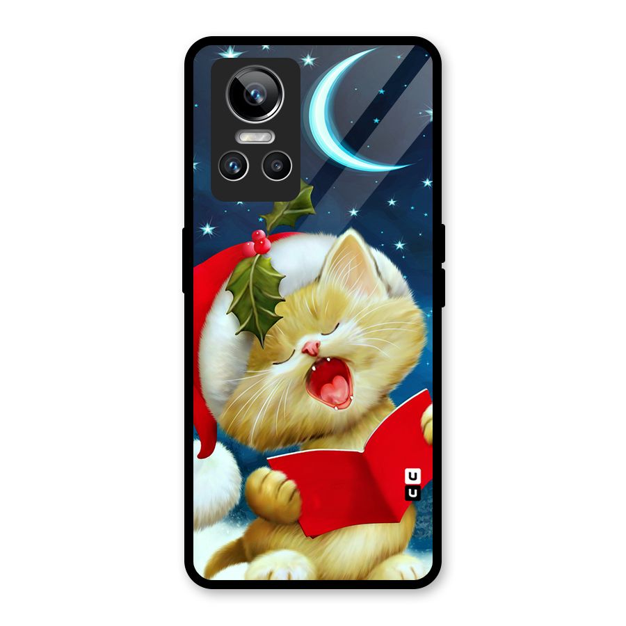 Christmas Cat Glass Back Case for Realme GT Neo 3