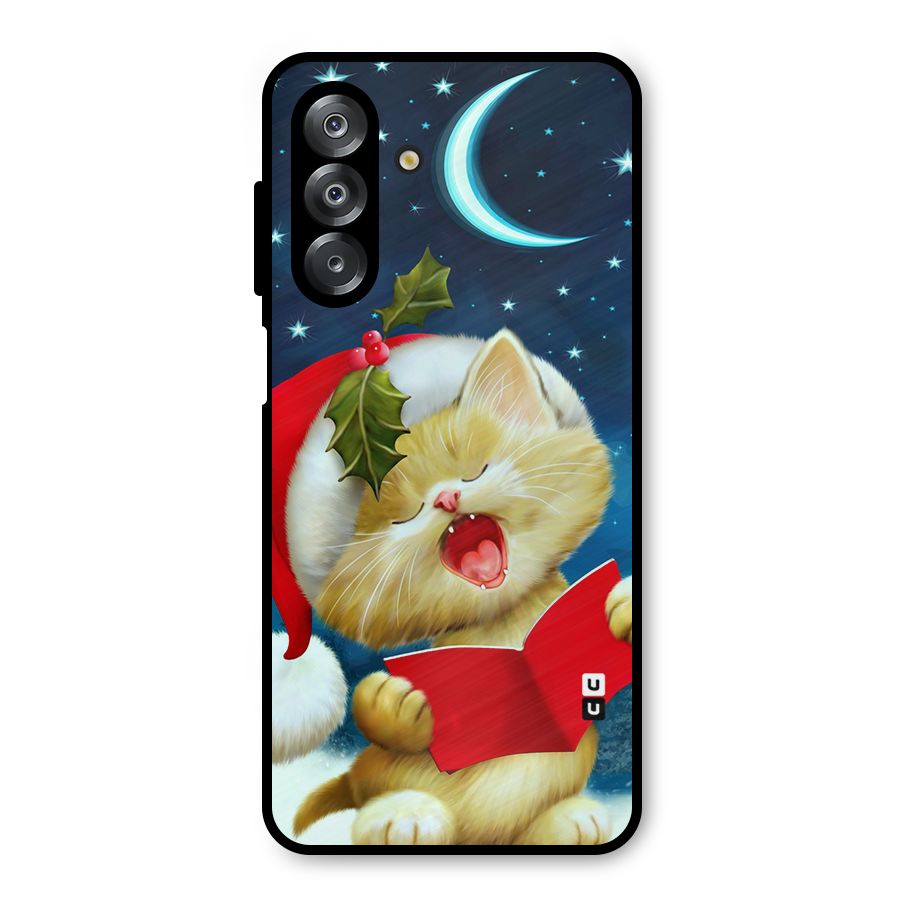 Christmas Cat Metal Back Case for Galaxy A26