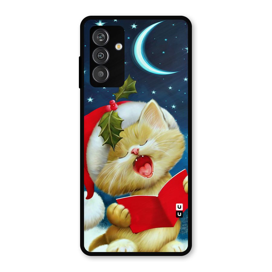 Christmas Cat Metal Back Case for Galaxy F13