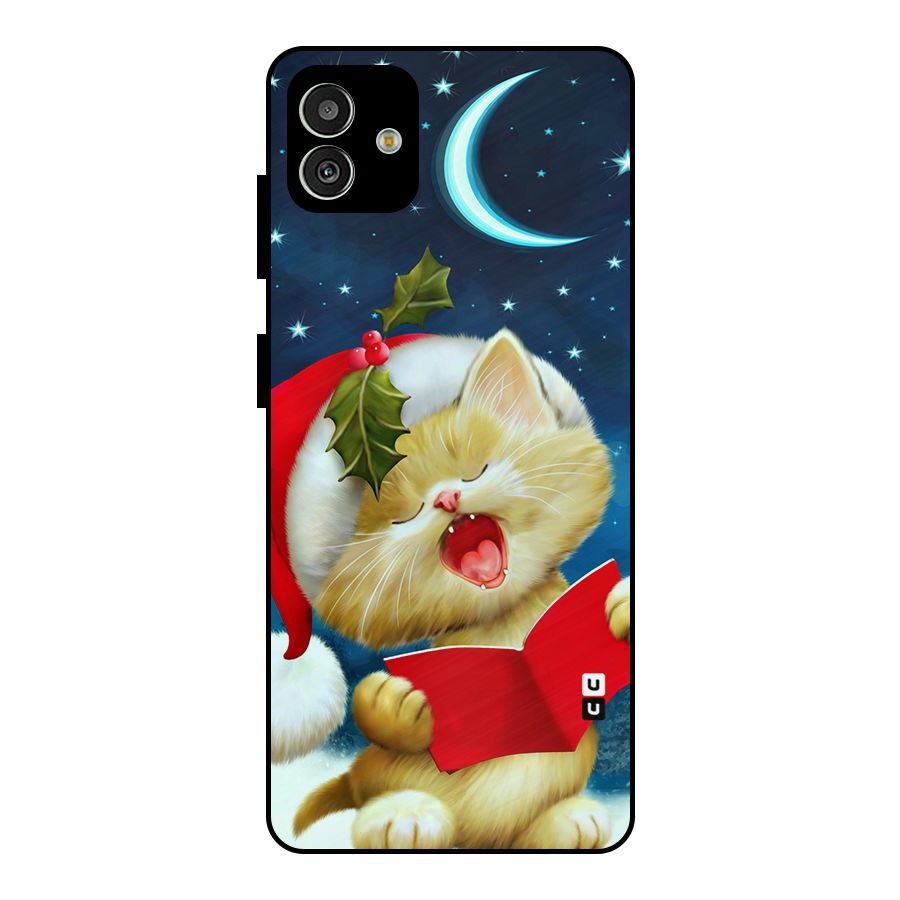 Christmas Cat Metal Back Case for Galaxy M13 5G
