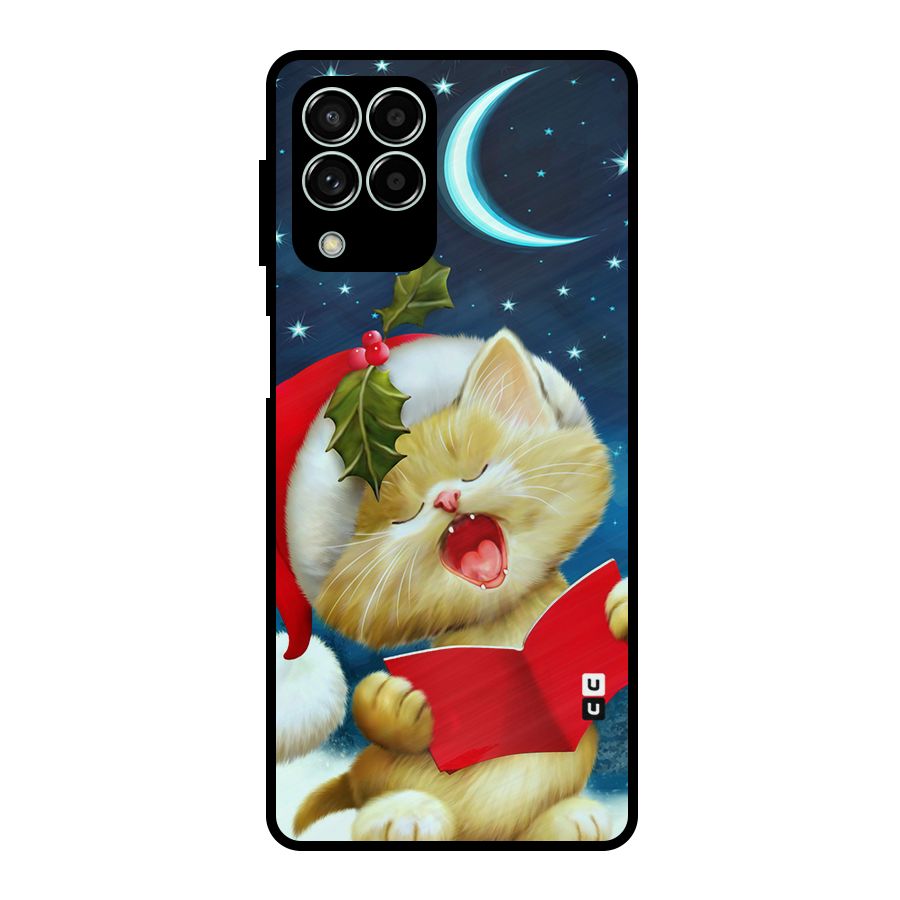 Christmas Cat Metal Back Case for Galaxy M33