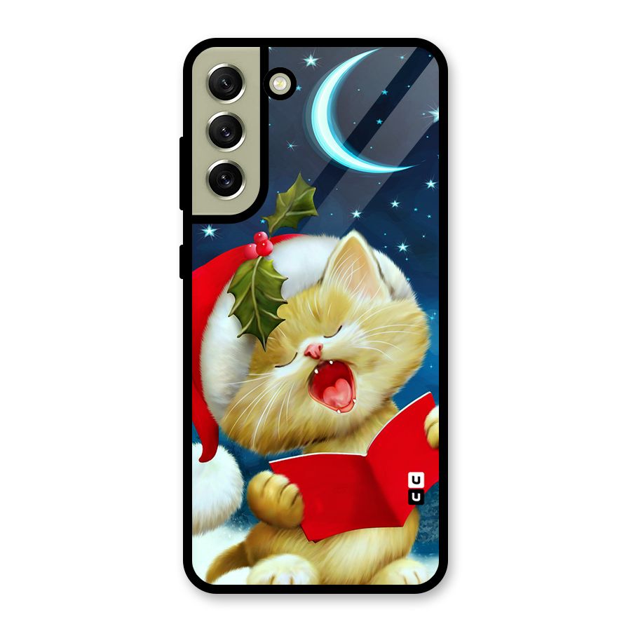 Christmas Cat Metal Back Case for Galaxy S21 FE 5G (2023)
