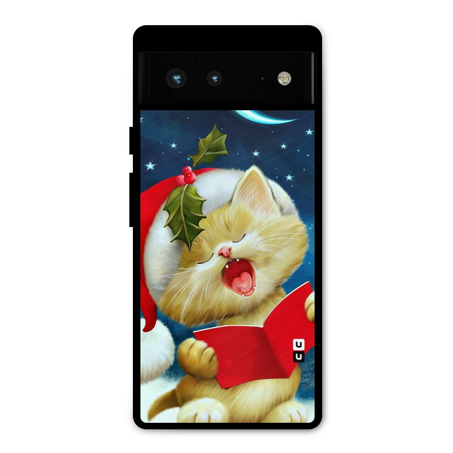 Christmas Cat Metal Back Case for Google Pixel 6