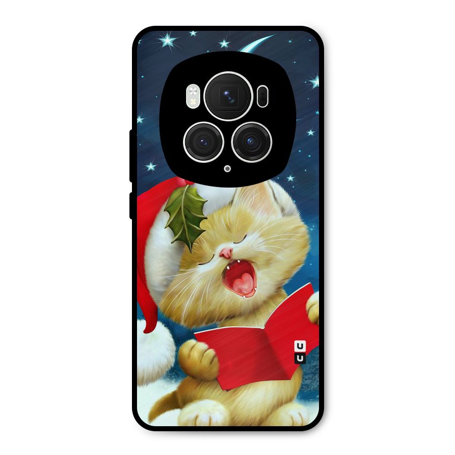 Christmas Cat Metal Back Case for Honor Magic6 Pro