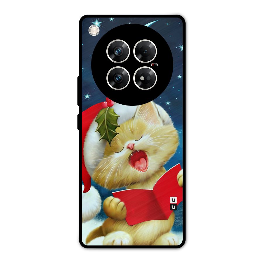 Christmas Cat Metal Back Case for Infinix Zero 40 5G
