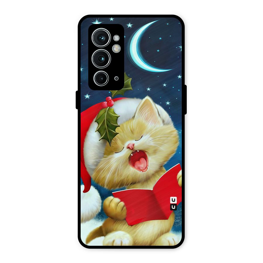 Christmas Cat Metal Back Case for OnePlus 9RT 5G