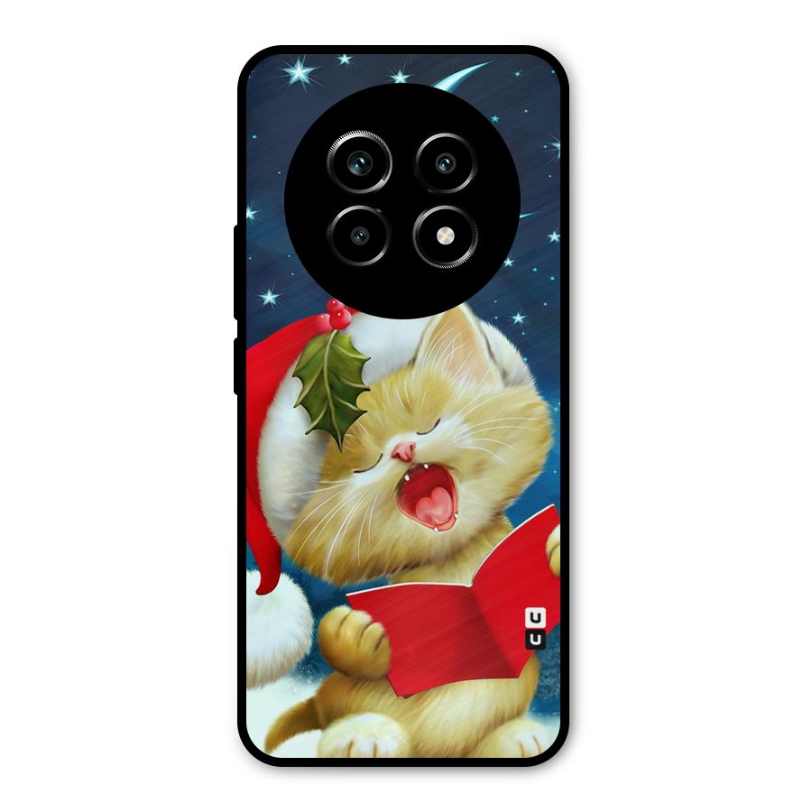 Christmas Cat Metal Back Case for Realme 13 Pro