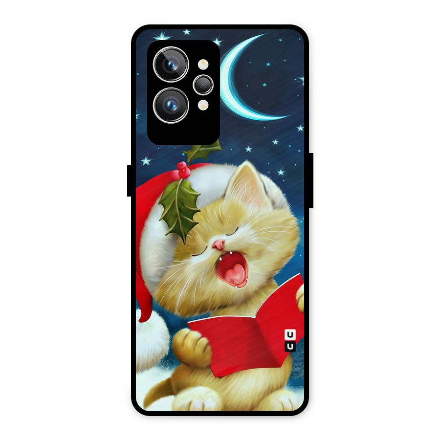 Christmas Cat Metal Back Case for Realme GT2 Pro