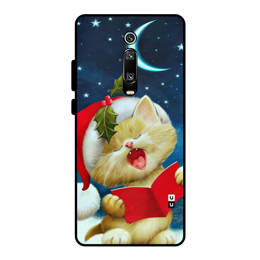 Christmas Cat Metal Back Case for Redmi K20