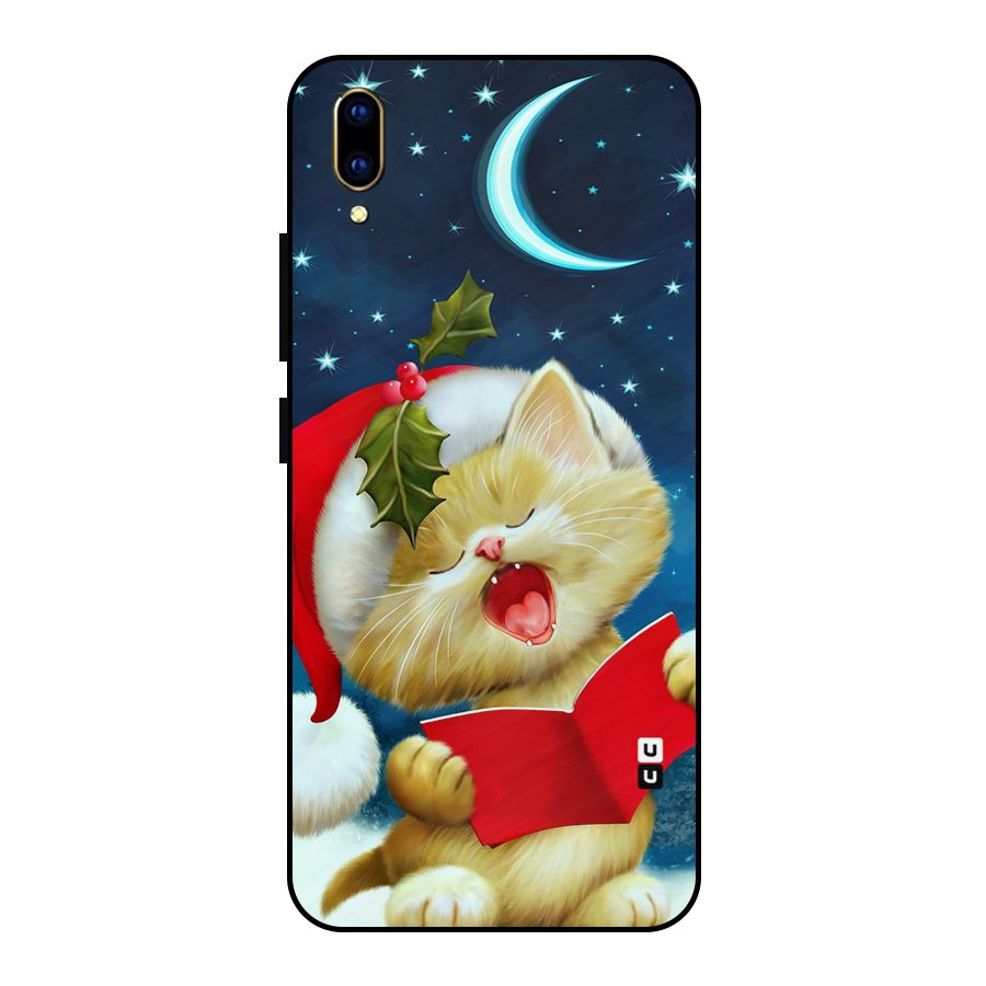 Christmas Cat Metal Back Case for Vivo V11 Pro