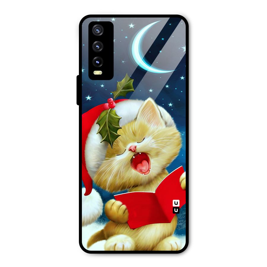 Christmas Cat Metal Back Case for Vivo Y20