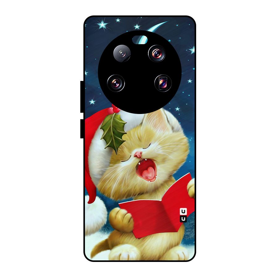 Christmas Cat Metal Back Case for Xiaomi 13 Ultra