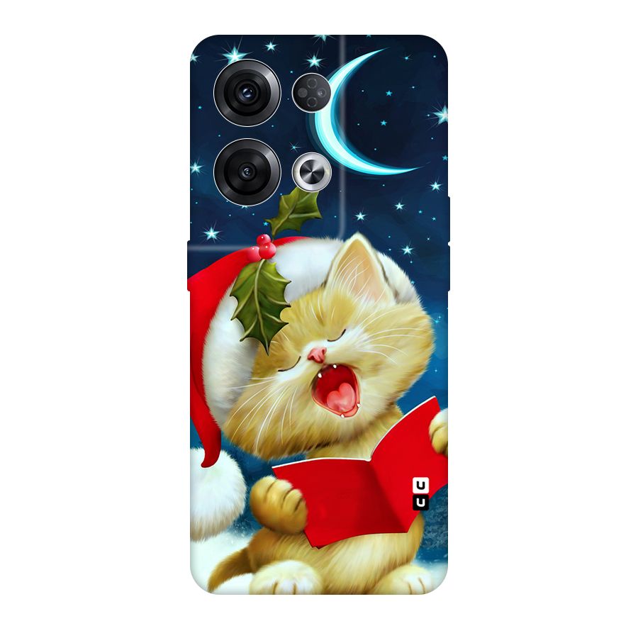 Christmas Cat Original Polycarbonate Back Case for Oppo Reno8 Pro 5G