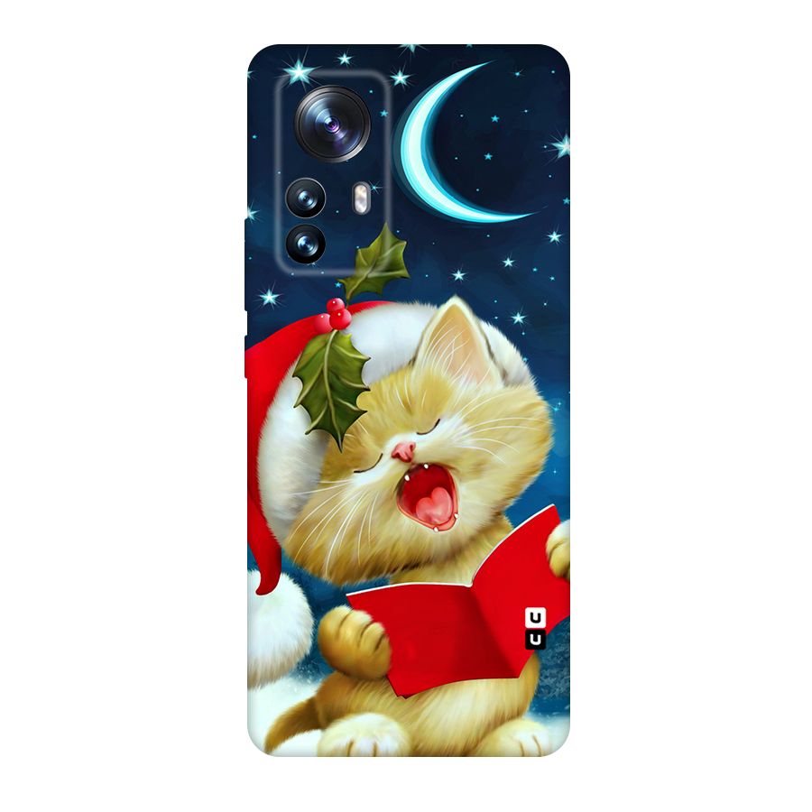 Christmas Cat Original Polycarbonate Back Case for Xiaomi 12 Pro