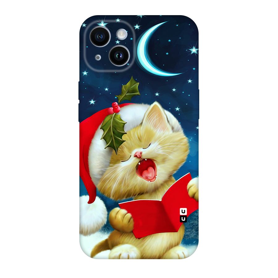 Christmas Cat Original Polycarbonate Back Case for iPhone 14