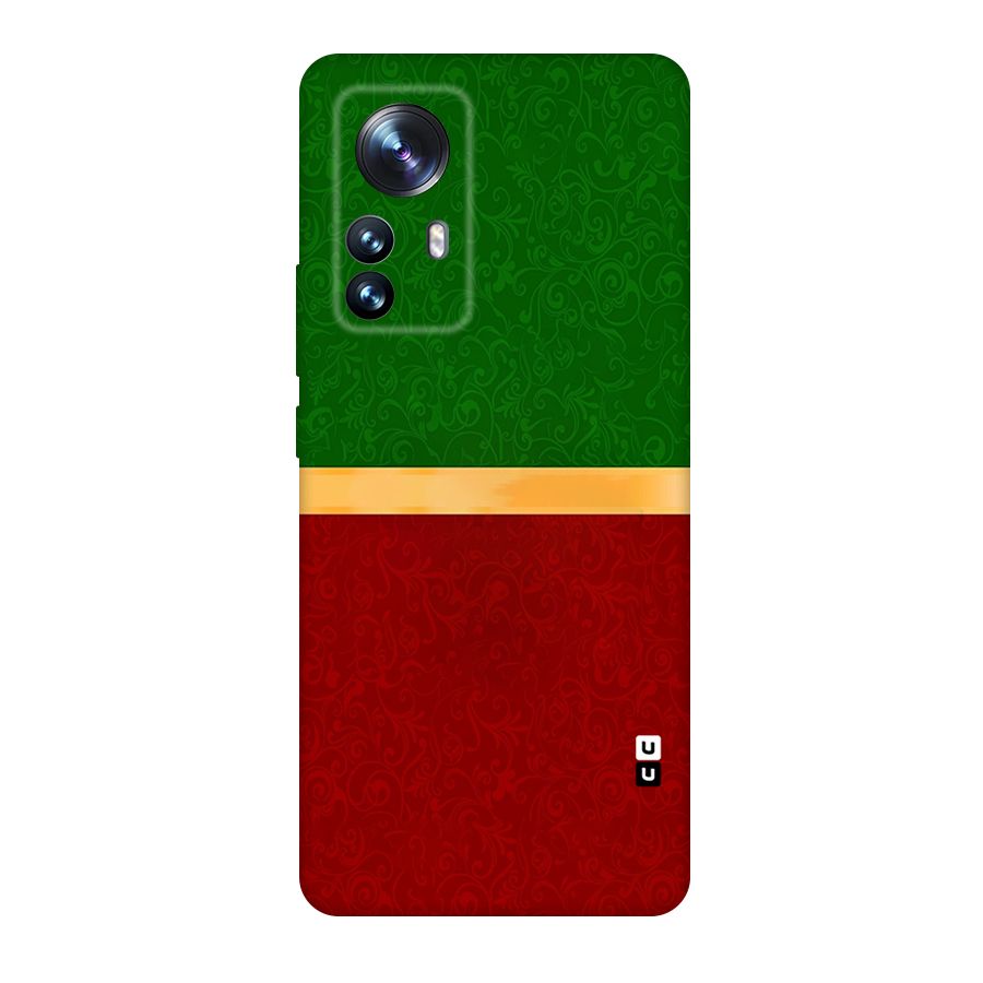 Christmas Colors Stripe Original Polycarbonate Back Case for Xiaomi 12 Pro