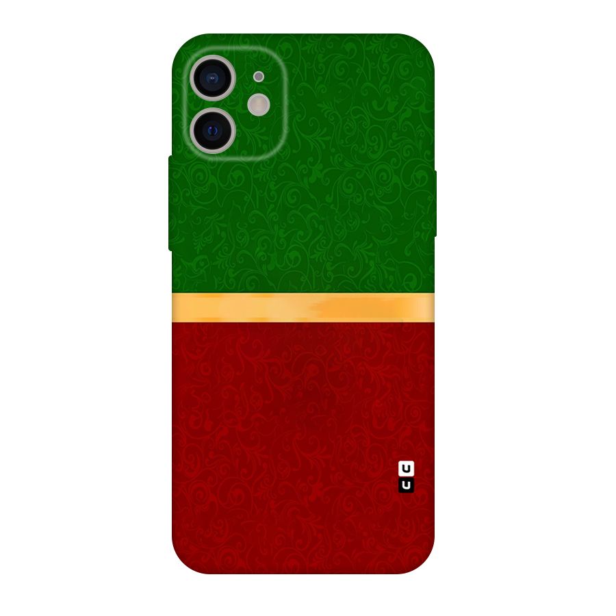 Christmas Colors Stripe Original Polycarbonate Back Case for iPhone 11