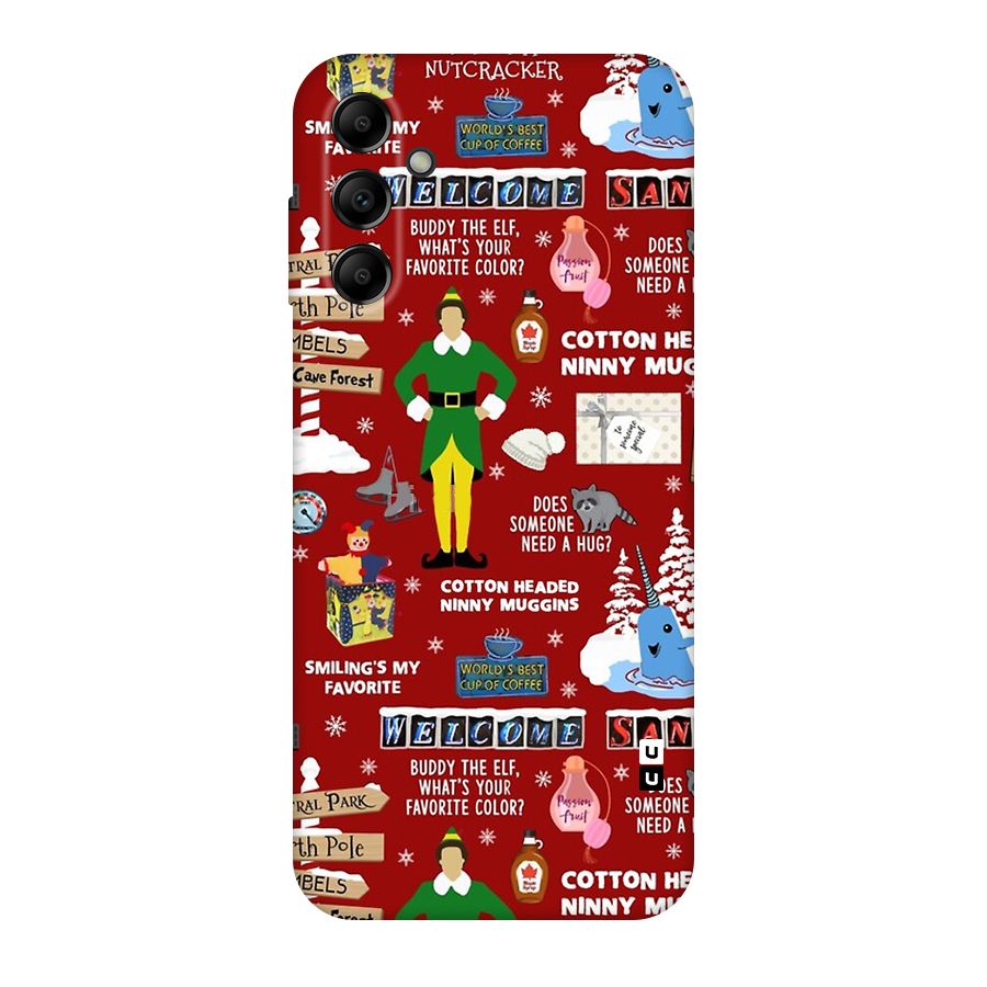 Christmas Doodles Original Polycarbonate Back Case for Galaxy A14 5G