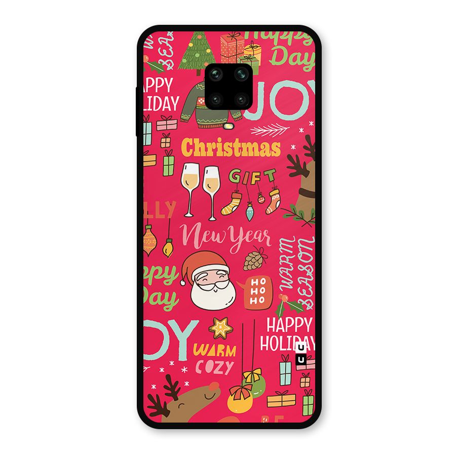 Christmas Joy Happy Day Metal Back Case for Poco M2 Pro