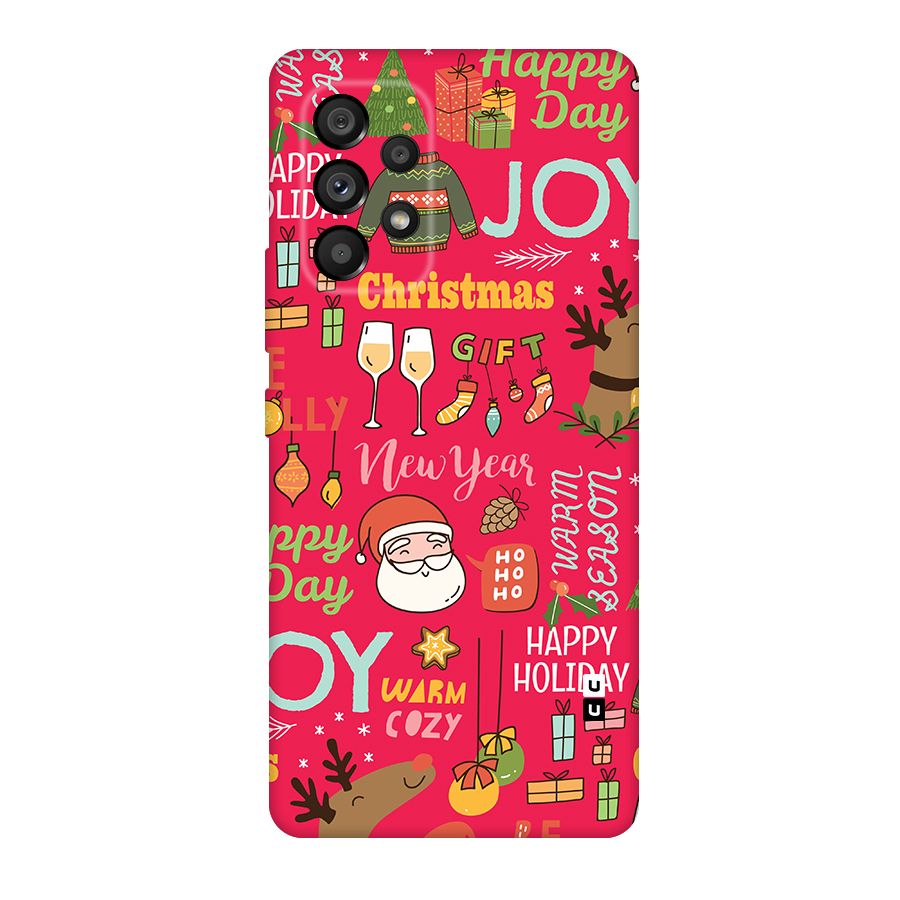 Christmas Joy Happy Day Original Polycarbonate Back Case for Galaxy A53 5G