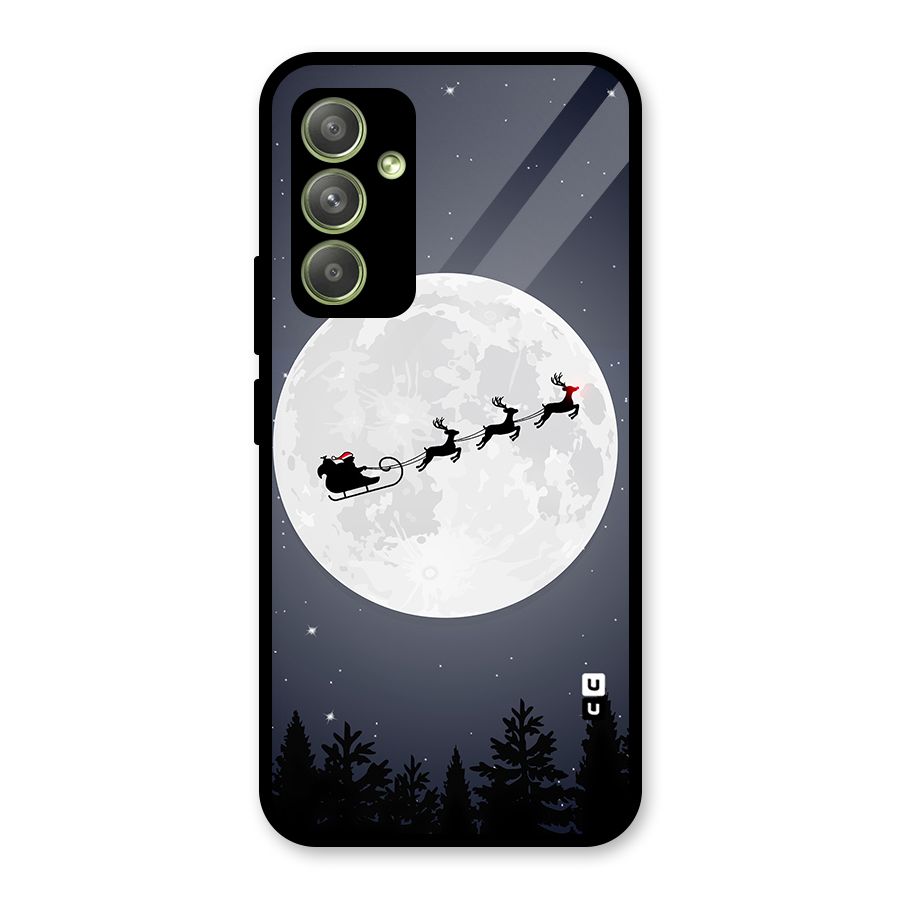 Christmas Nightsky Glass Back Case for Galaxy A54