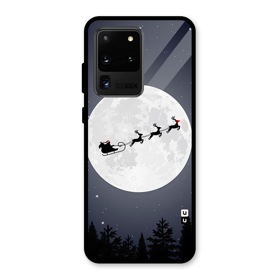 Christmas Nightsky Glass Back Case for Galaxy S20 Ultra