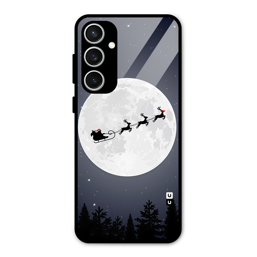 Christmas Nightsky Glass Back Case for Galaxy S23 FE
