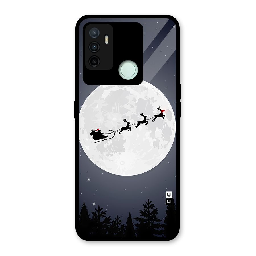 Christmas Nightsky Glass Back Case for Oppo A53